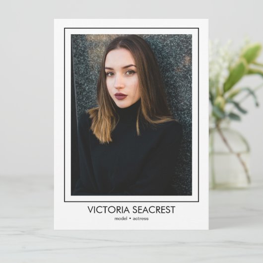 ZED-Karte für Borderline 5-Akteure-Modell Ankündigung (Stehend Vorderseite)