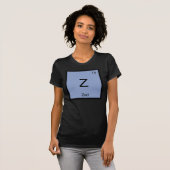 Zed Name Chemistry Element Periodische Tabelle T-Shirt (Vorne ganz)