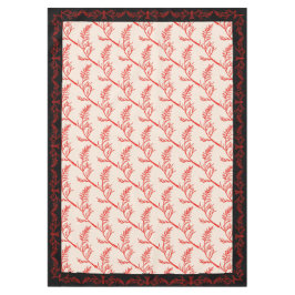 Zeder-Blätter auf einem Tabletts Tischdecke