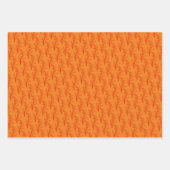 Zeder-Blätter auf einem Wrapping Paper-Set Geschenkpapier Set (Vorderseite 3)