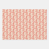 Zeder-Blätter auf einem Wrapping Paper-Set Geschenkpapier Set (Vorderseite 2)