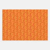 Zeder-Blätter auf einem Wrapping Paper-Set Geschenkpapier Set (Vorderseite)