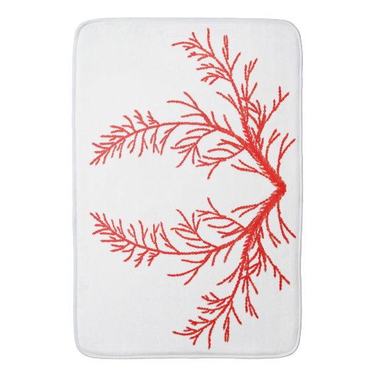 Zeder-Blätter auf einer Badematte (Vorderseite Vertikal)