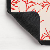 Zeder-Blätter auf einer Maus-Pad Mousepad (Ecke)