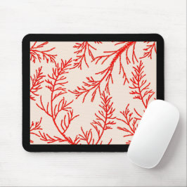 Zeder-Blätter auf einer Maus-Pad Mousepad