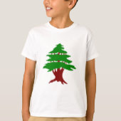 Zeder des Libanon Premium Patriotic Image T - Shir T-Shirt (Vorderseite)