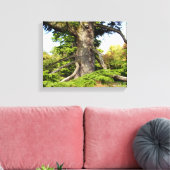 Zeder-Libanon Tree Canvas Print Leinwanddruck (Insitu (Wohnzimmer))