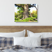 Zeder-Libanon Tree Canvas Print Leinwanddruck (Insitu (Schlafzimmer))