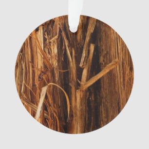 Zeder Texturiertes Holzrinden-Aussehen Ornament