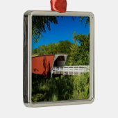 Zedern-Brücke Silbernes Ornament (Rechts)