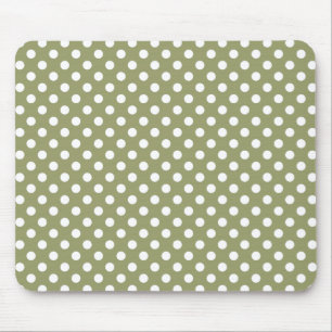 Zedern-grüner Tupfen Mousepad