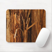 Zedern-Holzrinden-Optik mit Textur Mousepad (Mit Mouse)