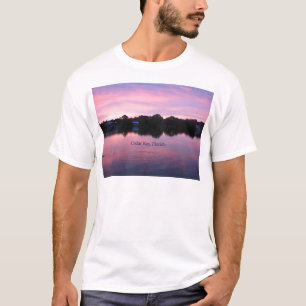 Zedern-Schlüsselflorida-Sonnenuntergang T-Shirt