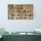 Zedern-Zaun, kundenspezifisches Banner (Messeveranstaltung)