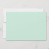 Zedernadeln Einladung (Rückseite)