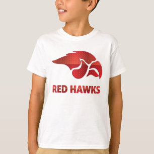 Zedernholz, Rote Hawks #5 T-Shirt