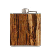 Zedernholzbrauenschau Flachmann (Rückseite)