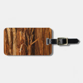 Zedernholzbrauenschau Gepäckanhänger (Vorderseite horizontal)