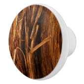 Zedernholzbrauenschau Keramikknauf (Rechts)