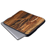 Zedernholzbrauenschau Laptopschutzhülle (Vorne Knopf)