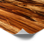 Zedernholzbrauenschau Poster (Ecke)