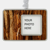 Zedernholzbrauenschau Rahmen-Ornament Silber (Vorderseite)