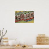 Zedernrasen, Iowa - Große Buchstabenszenen Poster (Küche)