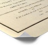 Zedernschlüssel, Fla Poster (Ecke)