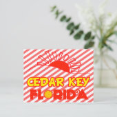Zedernschlüssel, Florida Postkarte (Stehend Vorderseite)
