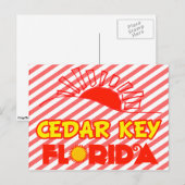 Zedernschlüssel, Florida Postkarte (Vorne/Hinten)