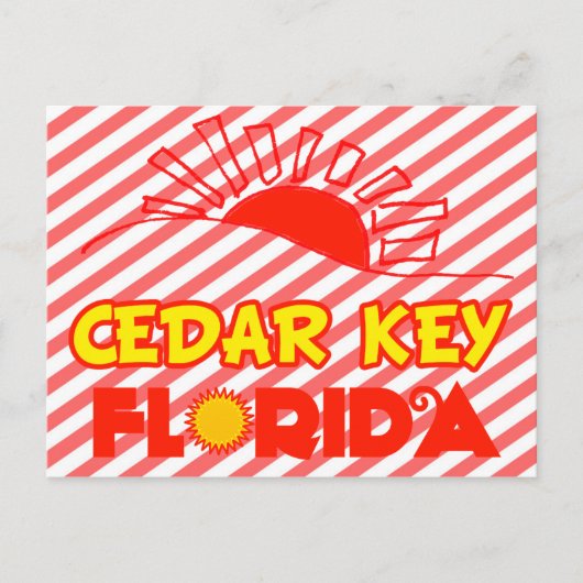 Zedernschlüssel, Florida Postkarte (Vorderseite)