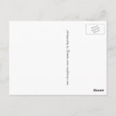 Zedernschlüssel für altes Fischhaus Postkarte (Rückseite)