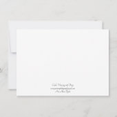 Zedernwagen mit Berry Note Card Dankeskarte (Rückseite)