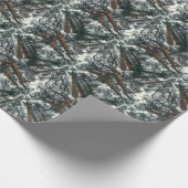 Zedernwald - Hintergrund des Libanon Geschenkpapier (Ecke)