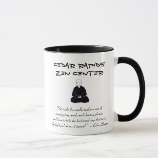 ZederRapidszen-Mitte-Tasse mit Dogen Zitat Tasse