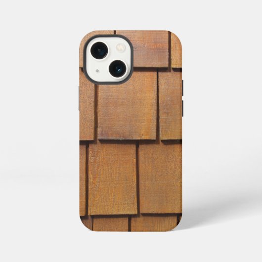 Zederschindel iPhone Hülle (Rückseite)
