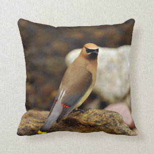 Zederwaxwing-Amerikaner MoJo Kissen