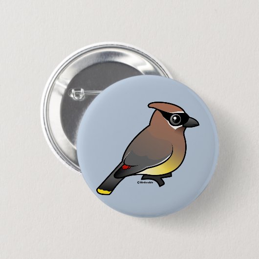 ZederWaxwing Button (Vorne & Hinten)