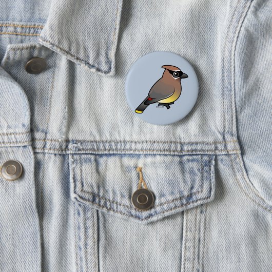 ZederWaxwing Button (Beispiel)