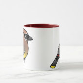 ZederWaxwing Tasse (Zentrum)