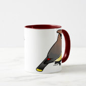 ZederWaxwing Tasse (VorderseiteRechts)