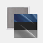 zEE002 ESTLAND schwingende FLAG Estland - Kühlschr Magnet (Vorderseite/Rückseite)