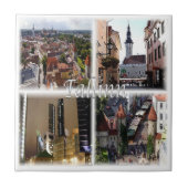 zEE003 TALLINN Estland, Fliese (Vorderseite)