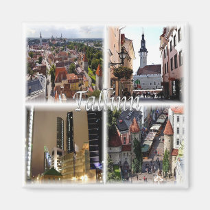 zEE003 TALLINN Estland, Kühlschrank Magnet