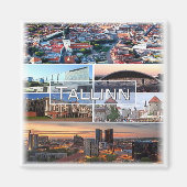 zEE004 TALLINN Estland - Kühlschrank Magnet (Vorne)