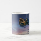 Zee Arend zonsondergang Kaffeetasse (Mittel)