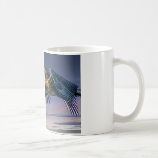 Zee Arend zonsondergang Kaffeetasse (Rechts)