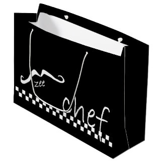 Zee French Koch Black LGB Große Geschenktüte