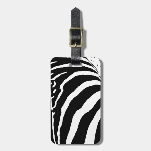 Zeebra Gepäckanhänger (Vorderseite vertikal)