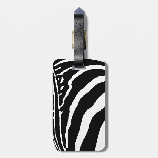 Zeebra Gepäckanhänger (Rückseite vertikal)